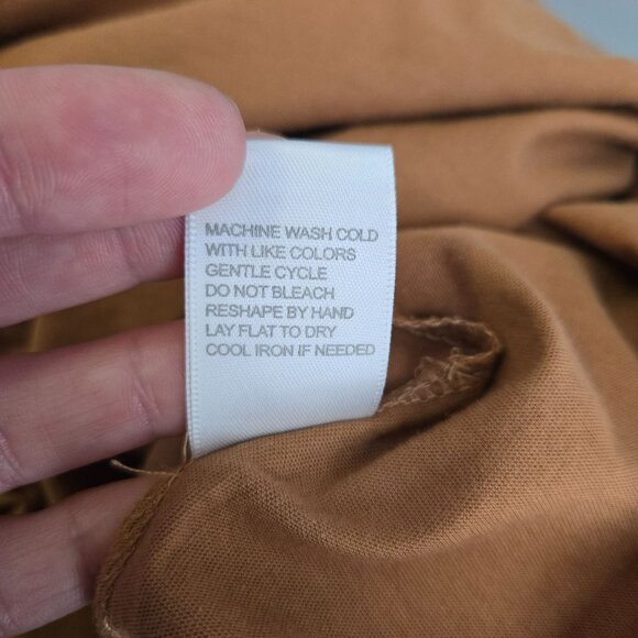 Stitchdrop womens size medium brown halter tie shoulder strap midi dress NWT - Picture 5 of 8